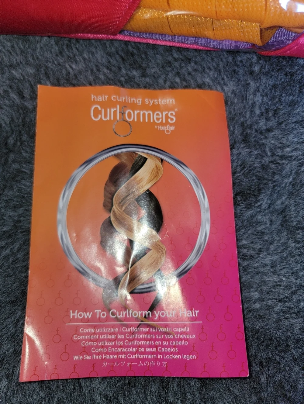 Curlformers With Pink Satin Carry Case with Handle